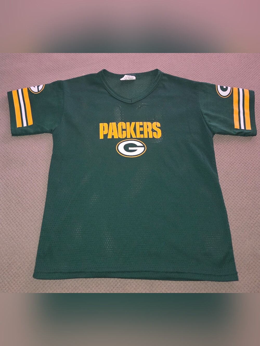 Vintage Franklin Green Bay Packers Mesh NFL Jersey Youth Medium